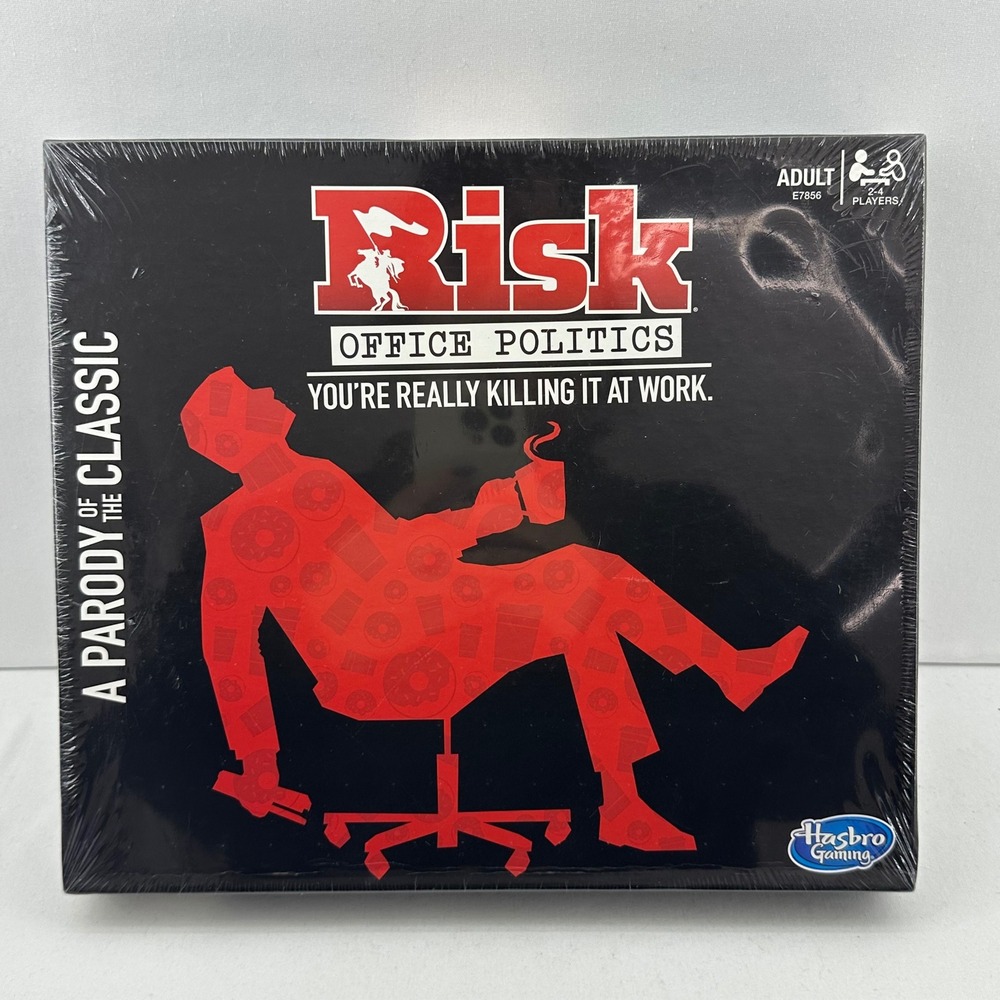 Hasbro Risk Office Politics Board Game Adult New Factory Sealed Parody Strategy‎